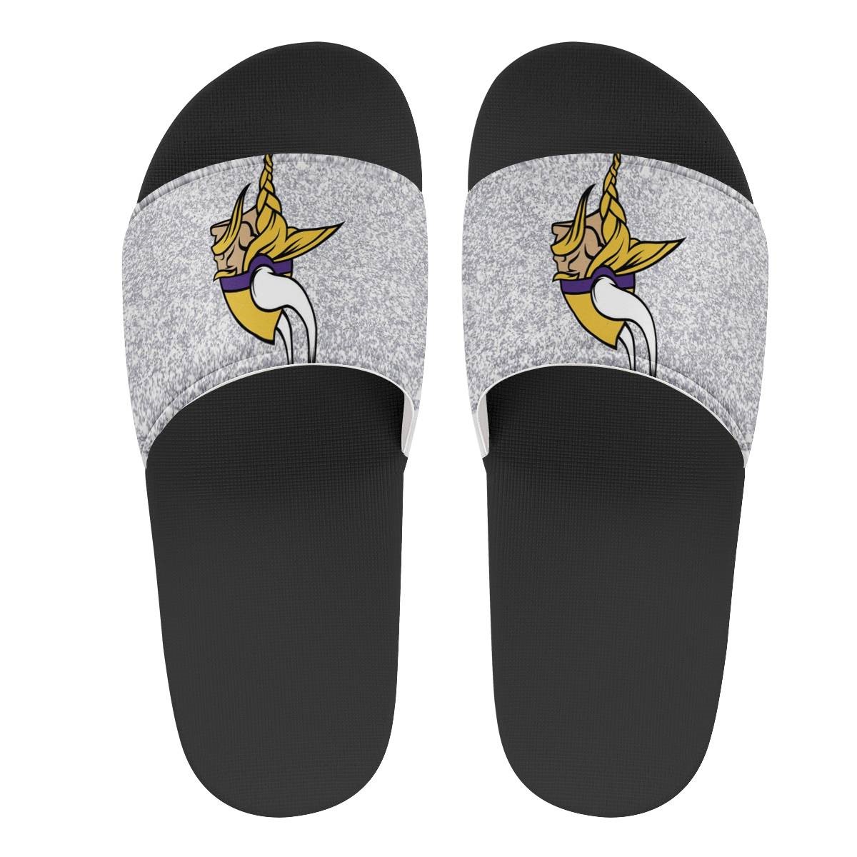 Men's Minnesota Vikings Flip Flops 002 Men's Minnesota Vikings Flip Flops 002